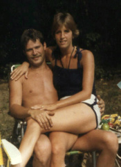 Dot and Bill Poolside