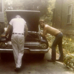 Dad and Tommy Car