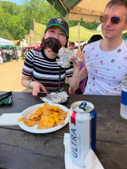 Nahee and Turkey Leg at RenFest